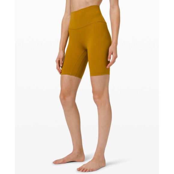 Lululemon Align Short 8", Gold Spice, Size 8, W7BTKS - Picture 2 of 12